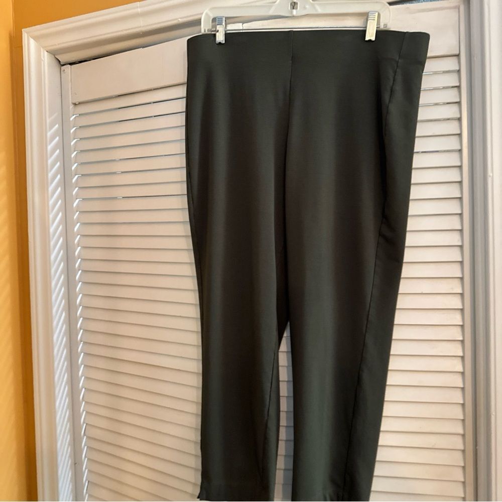 J-jill Women's Green and Khaki Trousers